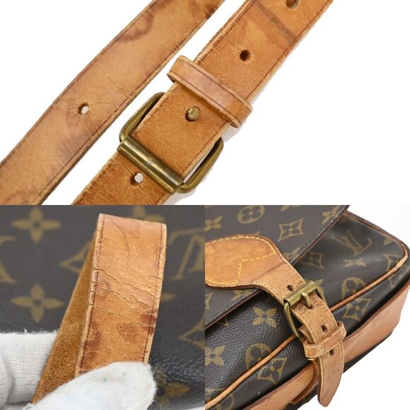 LOUIS VUITTON Cartouchiere MM Shoulder Bag Monogram Leather Brown M51253 64EF845 - Picture 8 of 14